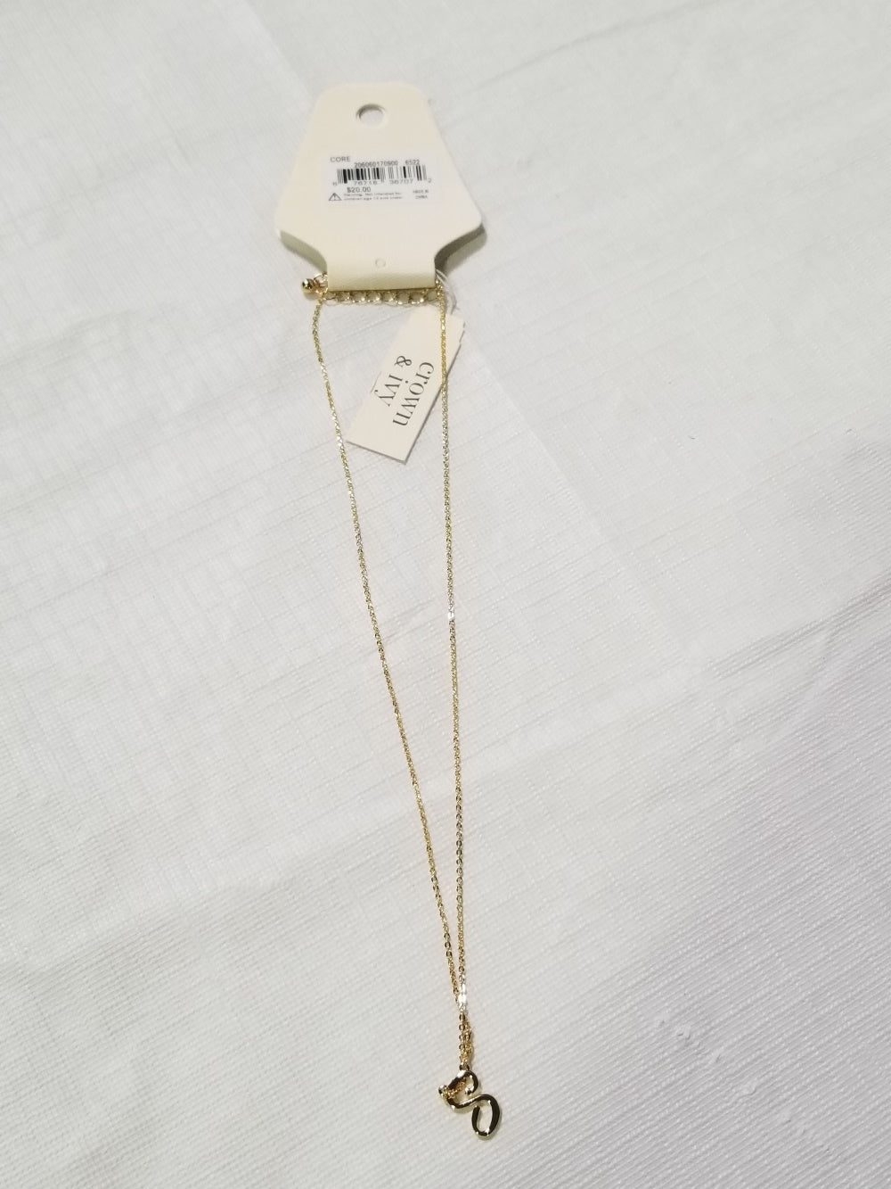CROWN & IWY CHAIN AND PENDANT