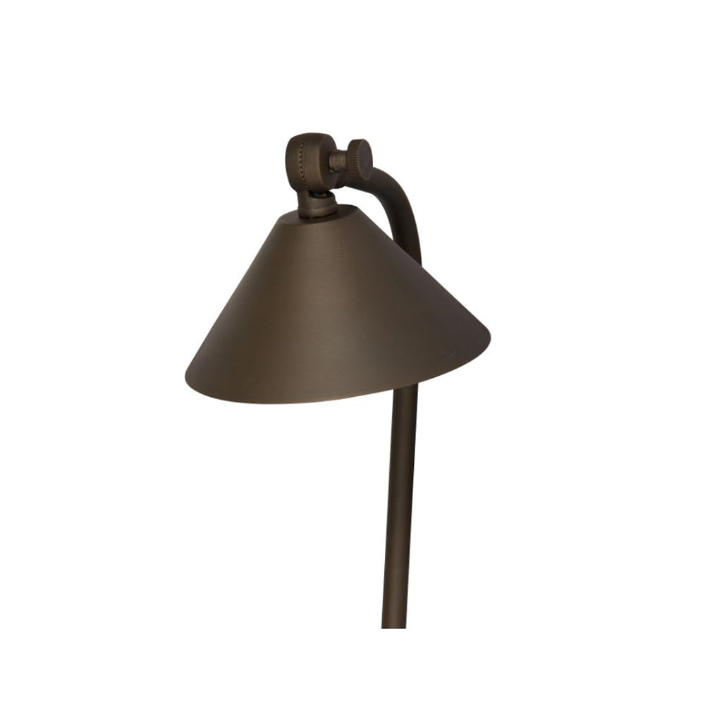 Luminance Path Light Adjustable Swivel Integral LED, Solid Brass, Foundry Bronze FG2535-77