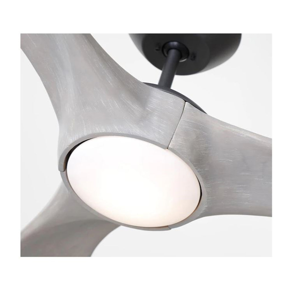 kathy ireland HOME by Luminance Lindbergh Eco 72-in Graphite LED Indoor Propeller Ceiling Fan with Light Wall-mounted 3-Blade CF315TM72GRT