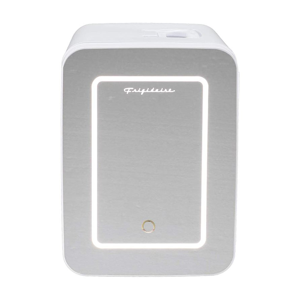 Frigidaire EFMIS170-WHITE .35 Cubic-Foot 10-Liter 15-Can Mini Portable Personal Fridge with Lighted Mirror Door