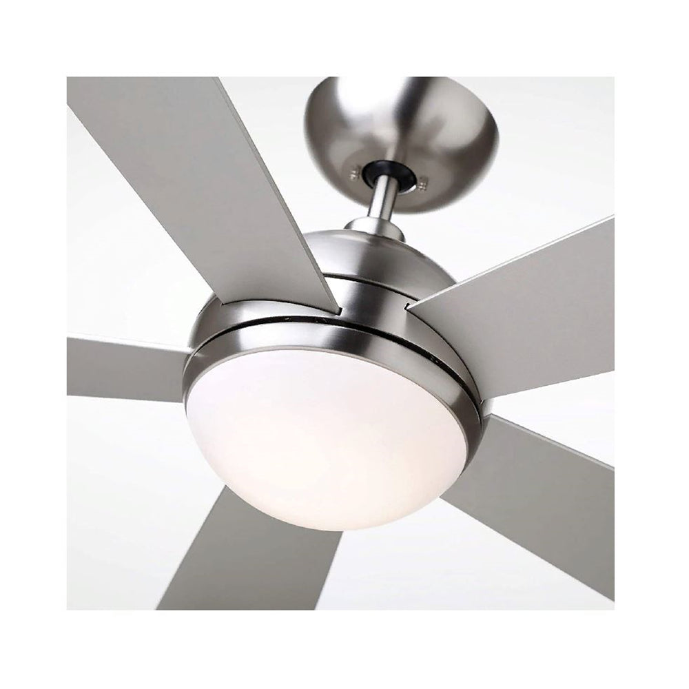 Emerson Astor 52" Ceiling Fan LED Light Brushed Steel WLCF235BS