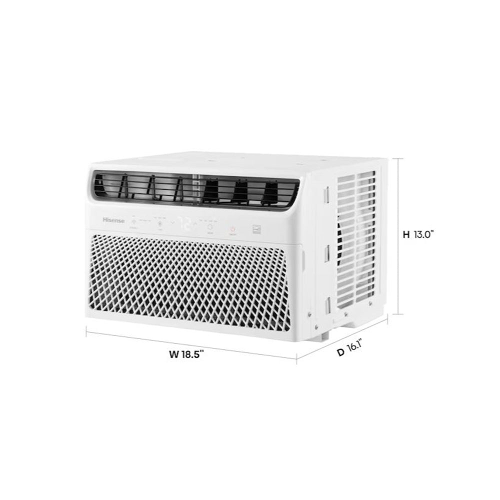Hisense 350-sq ft Window Air Conditioner 115v, 8000-BTU Wi-Fi enabled AW0823CW1W