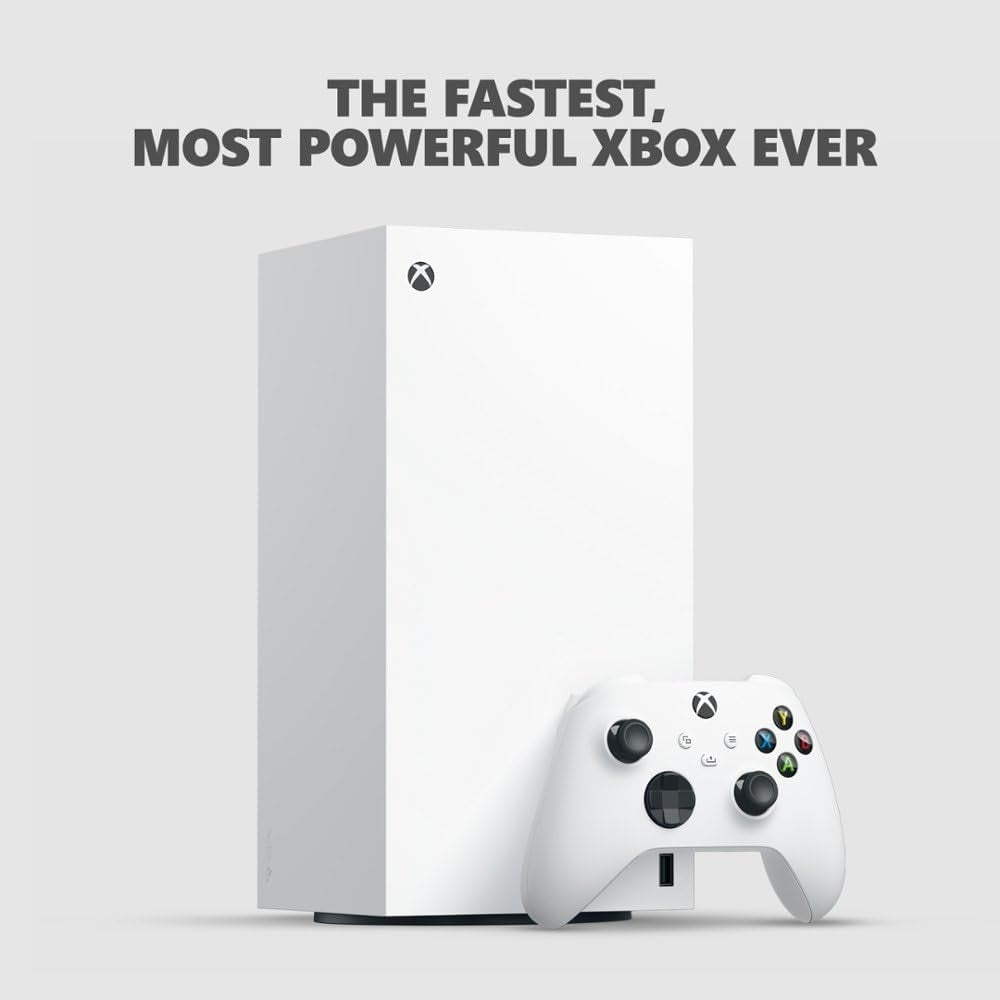 Microsoft Xbox Series X 1TB All-Digital Console (Disc-Free Gaming) - Robot White EP2-00692