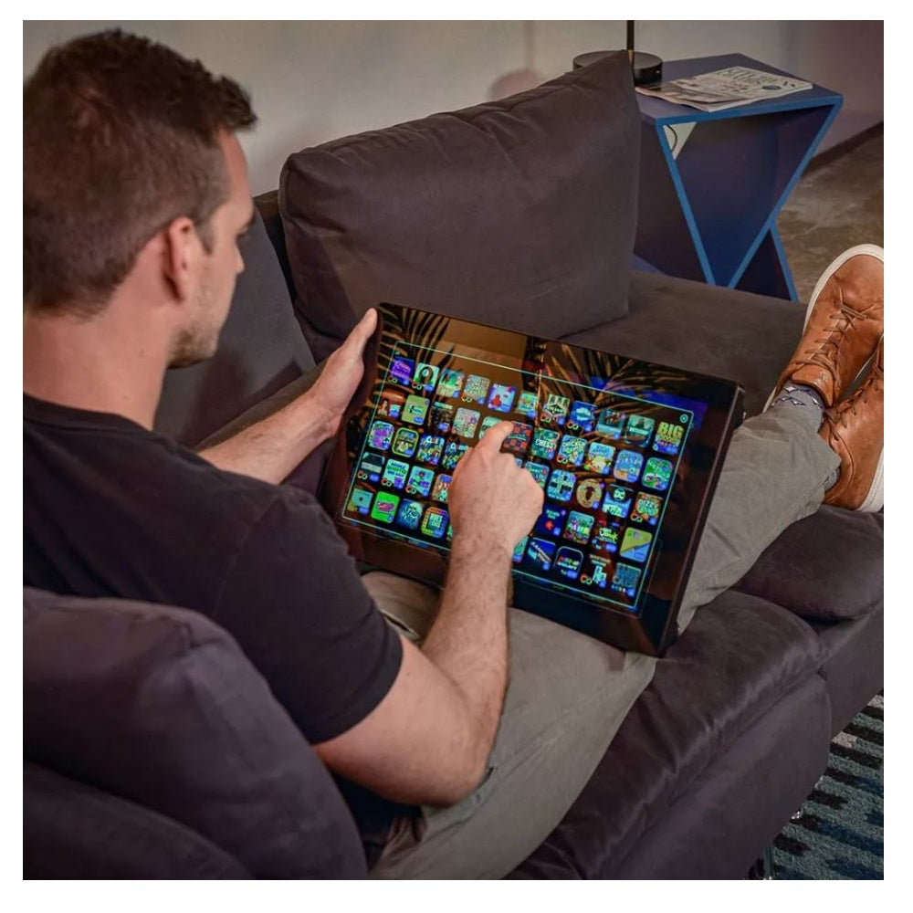 Arcade1Up 18.5" Infinity Game Board Black IGB-I-301202, Gameplay up to six players, 50 included board games and activities, Online play (for selected games)