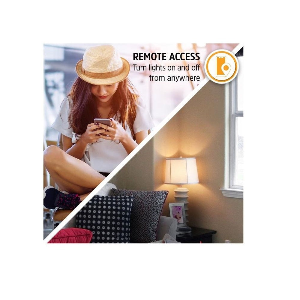 Energizer Connect Smart Wi-Fi BR30 White And Multi-Colored LED Flood Light Bulb 2-Pack EBC2-1002-PP2