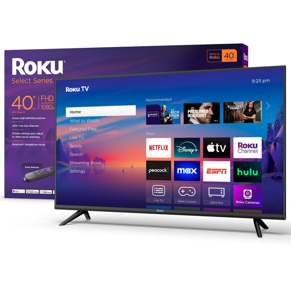 Roku 40" Select Series 1080p Full HD Smart Roku TV with Roku TV Remote: Wi-Fi, LED 40R3C5