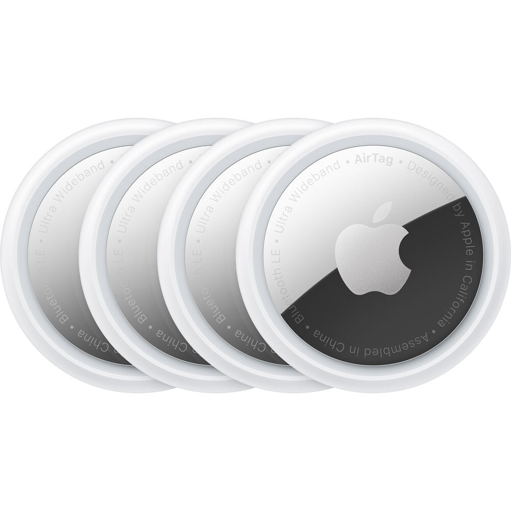 Apple AirTag (4-Pack) - Silver MX542LL/A, Works with Apple's Find My App