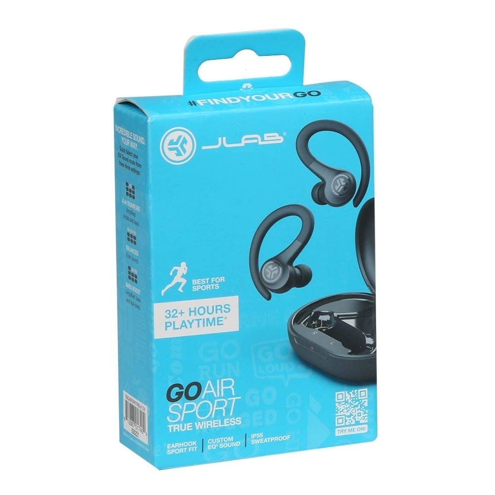 JLab Go Air Sport True Wireless Earbuds - Graphite EBGAIRSPRTRBLK124