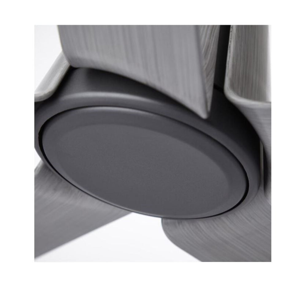 Emerson Floret Eco 60" Outdoor Damp Graphite Ceiling Fan LED Light Driftwood Blades CF840GRT
