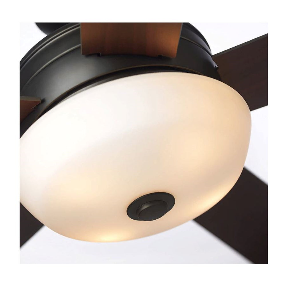 Emerson Cronley 54" Ceiling Fan Light Fixture and Remote, Oil Rubbed Bronze CF411ORB