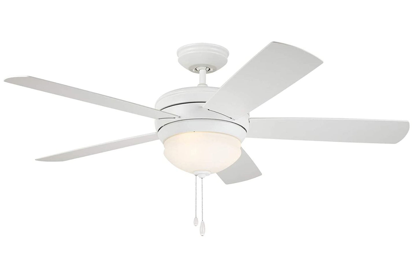 Emerson Summerhaven 52" Outdoor Wet Satin White Ceiling Fan LED Satin White Blades CF850SW