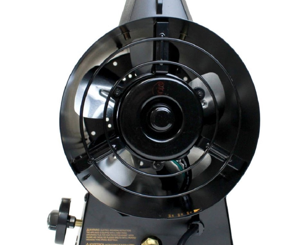 DEWALT 60,000 BTU Black Forced Air Propane Outdoor Space Heater DXH60FAVHC