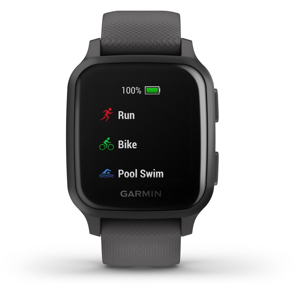 Garmin Venu Sq GPS Smartwatch 33mm Fiber-Reinforced Polymer - Shadow Gray 010-02427-00