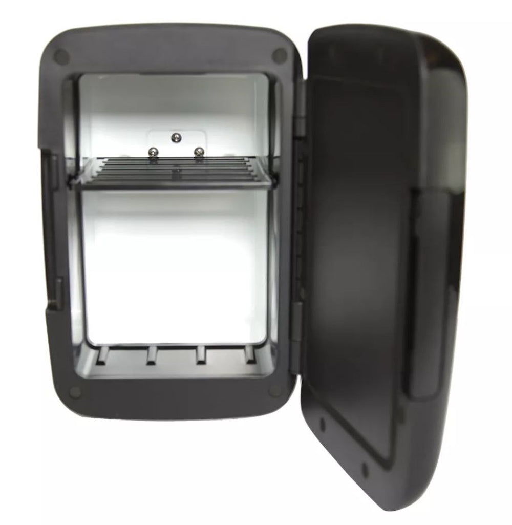 Emerson EFC-5000 Portable Mini Fridge Cooler for 6 Cans, Compact 4L Capacity Black