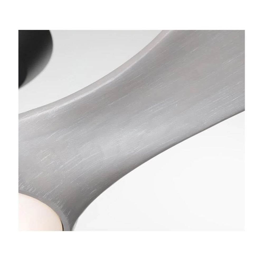 kathy ireland HOME by Luminance Lindbergh Eco 72-in Graphite LED Indoor Propeller Ceiling Fan with Light Wall-mounted 3-Blade CF315TM72GRT