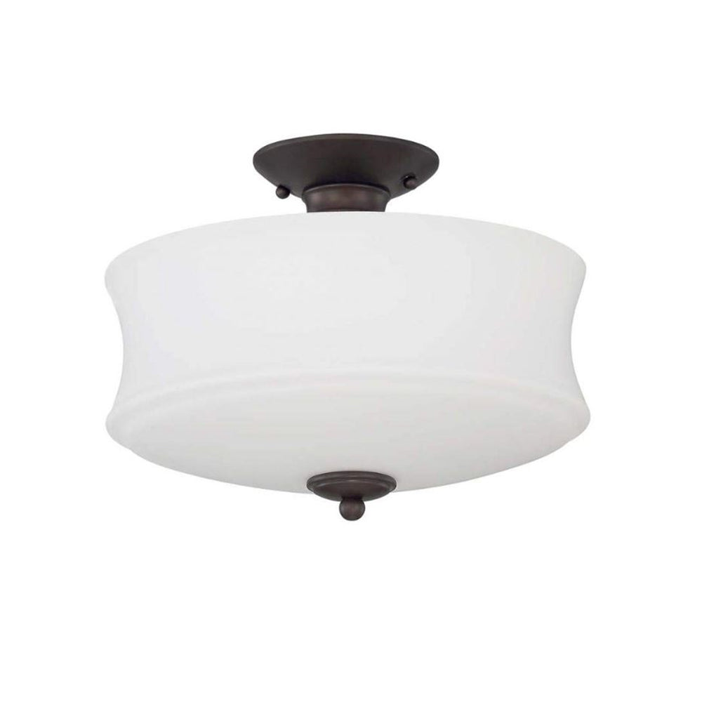 Sunset Semi Flush Mount Amala 3-Light 100W Provincial Bronze - F20005-64