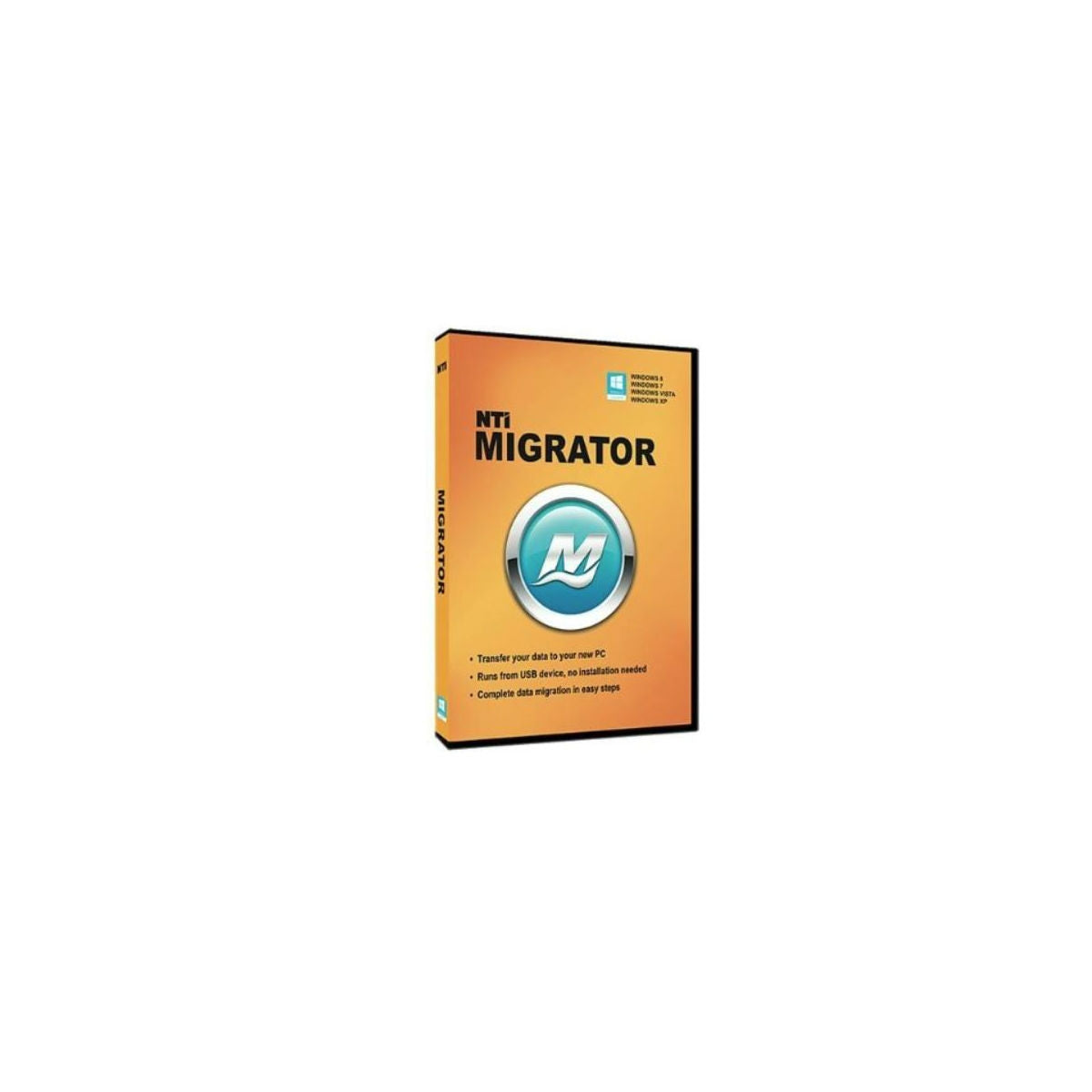 NTI Migrator, Data Migration for Windows 8, 7, Vista, and XP - 6110-DVD