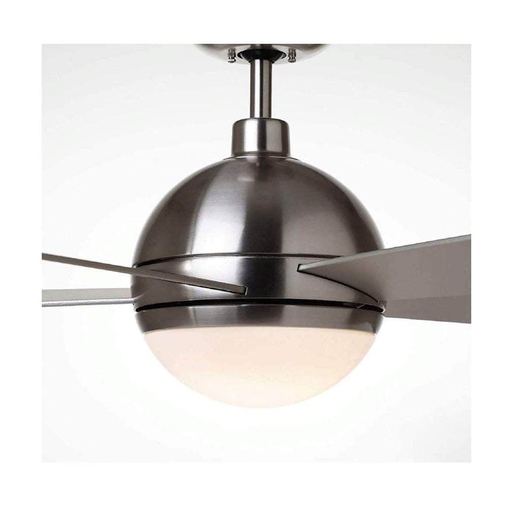 Emerson Astor 52" Ceiling Fan LED Light Brushed Steel WLCF235BS