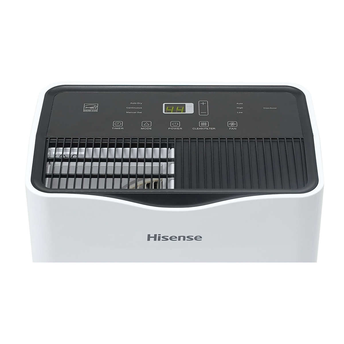 Hisense 35 Pint 3,000 sq. ft. Portable Dehumidifier, Low Noise Airflow System HD3524