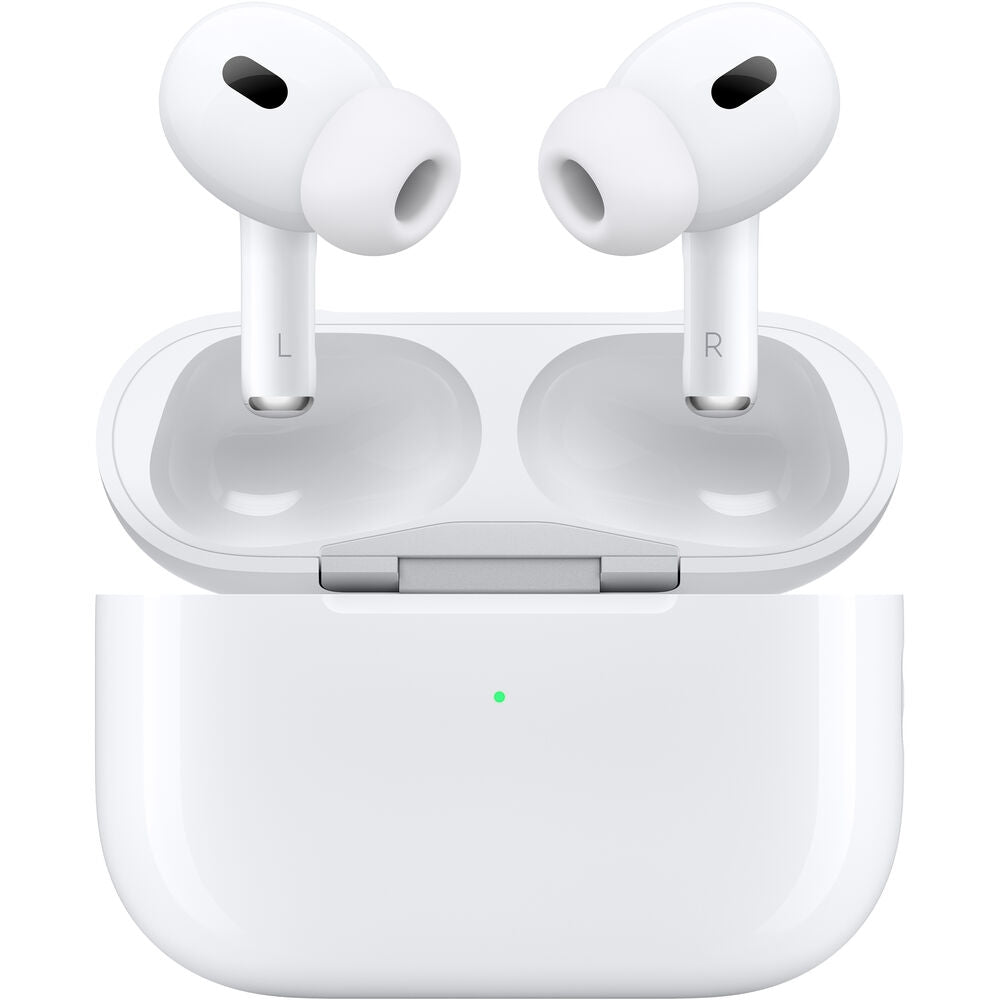 Apple AirPods Pro 2 Active Noise Cancelling Earbuds w/ Hearing Aid Feature White MTJV3LL/A