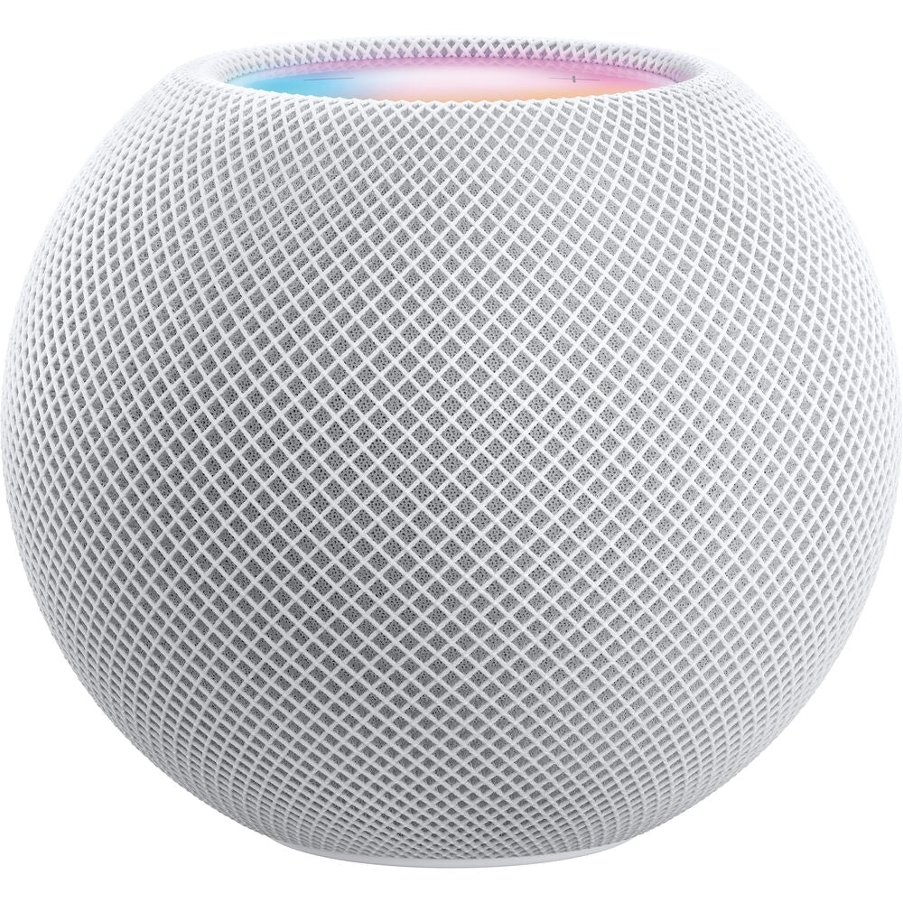 Apple HomePod mini White Built-In Siri, Wi-Fi & Bluetooth 5.0 Connectivity MY5H2LL/A