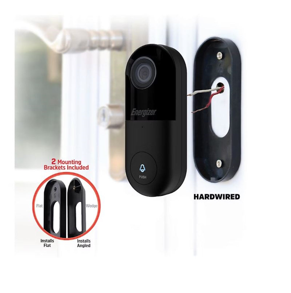 Energizer Connect Smart 2K 5GHz Wired Video Doorbell E0D1-1002-2KB