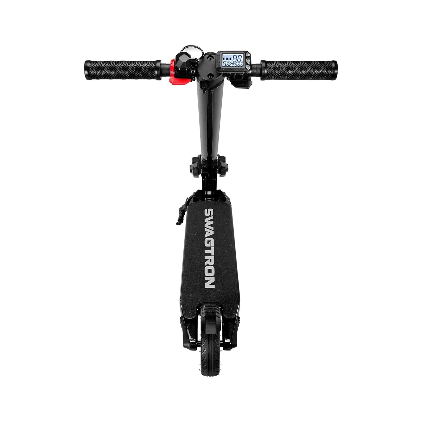 Swagtron Swagger SG-2 Foldable Electric Scooter with Cruise Control, Black SWGR2-2, Up to of 200 lbs., Fat Tires