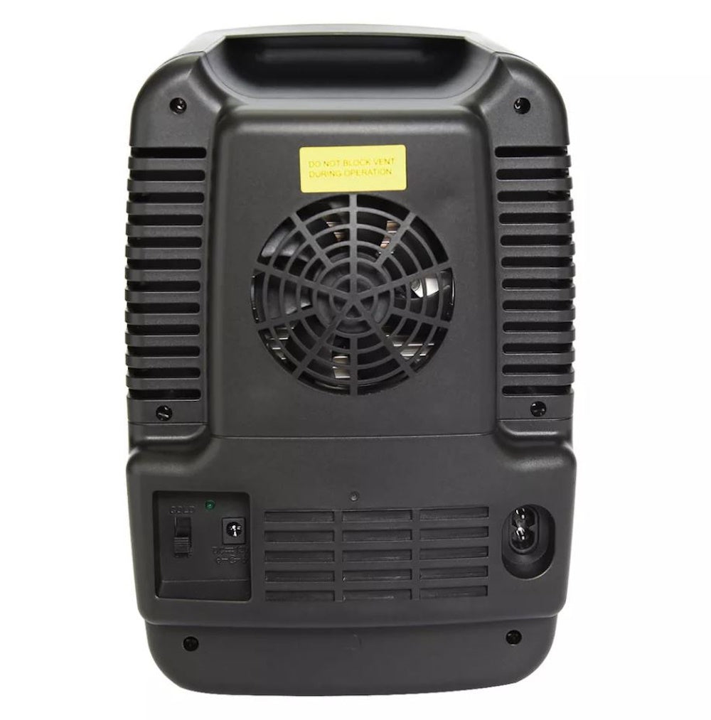 Emerson EFC-5000 Portable Mini Fridge Cooler for 6 Cans, Compact 4L Capacity Black