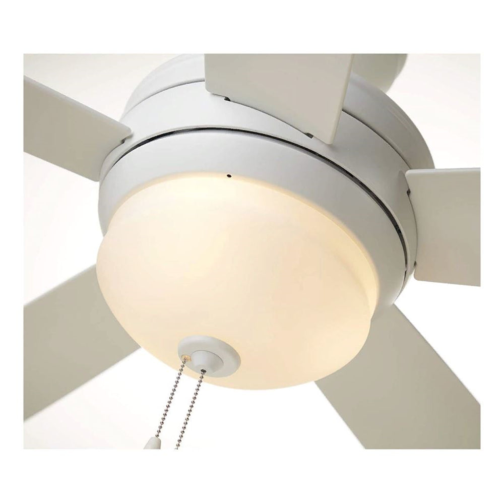 Emerson Summerhaven 52" Outdoor Wet Satin White Ceiling Fan LED Satin White Blades CF850SW