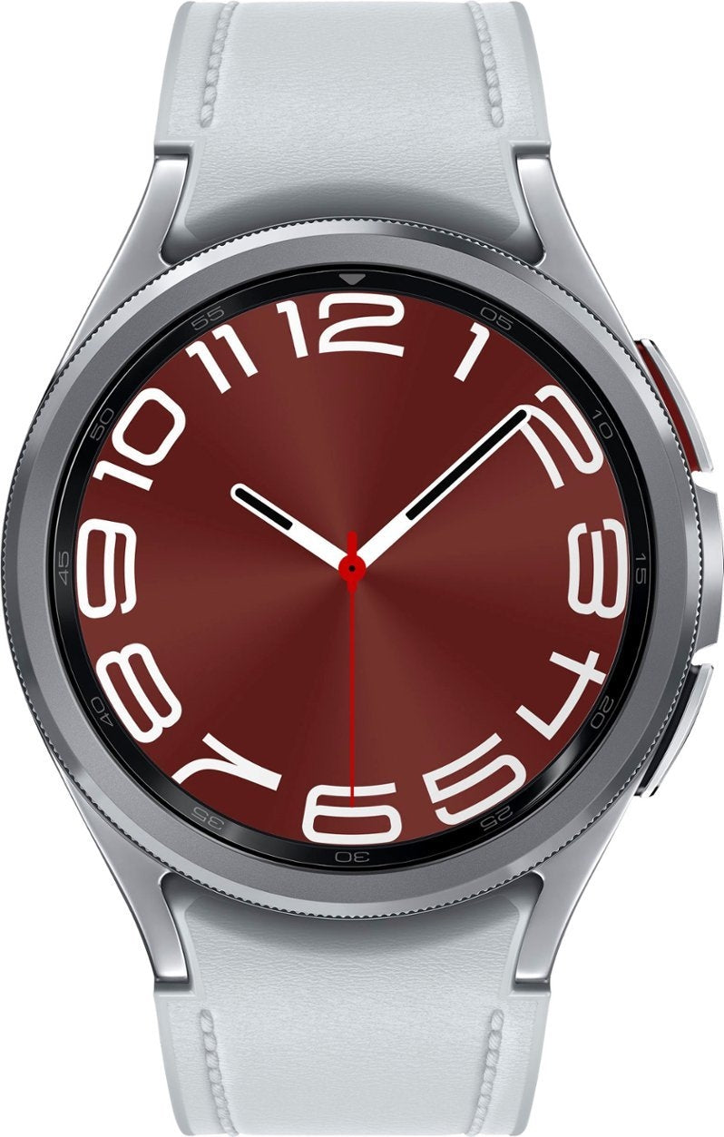 Samsung Galaxy Watch6 Classic Stainless Steel Smartwatch 43mm LTE Silver SM-R955UZSAXAA