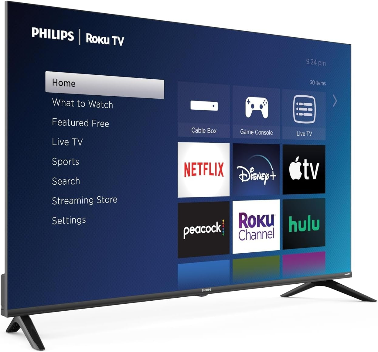 Philips 50" 4K UHD HDR LCD Direct Lit Roku Smart TV 50PUL6673/F7