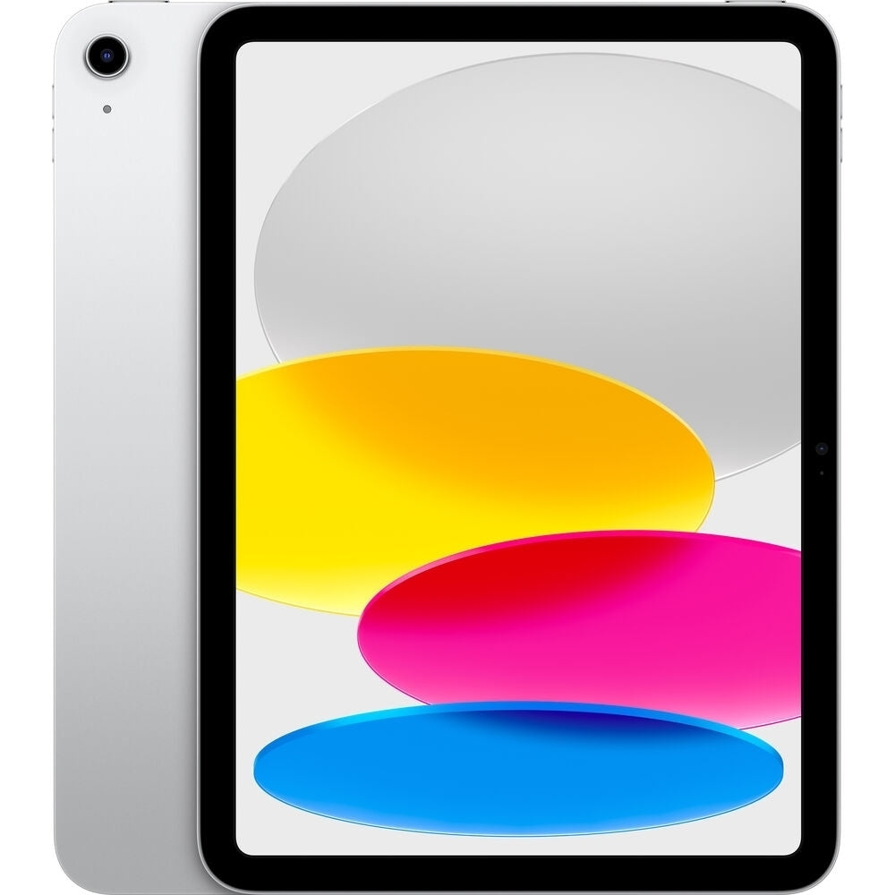 Apple 10.9" iPad 10th Gen 256GB Wi-Fi Only 12MP camera Wi-Fi 6, Silver MPQ83LL/A
