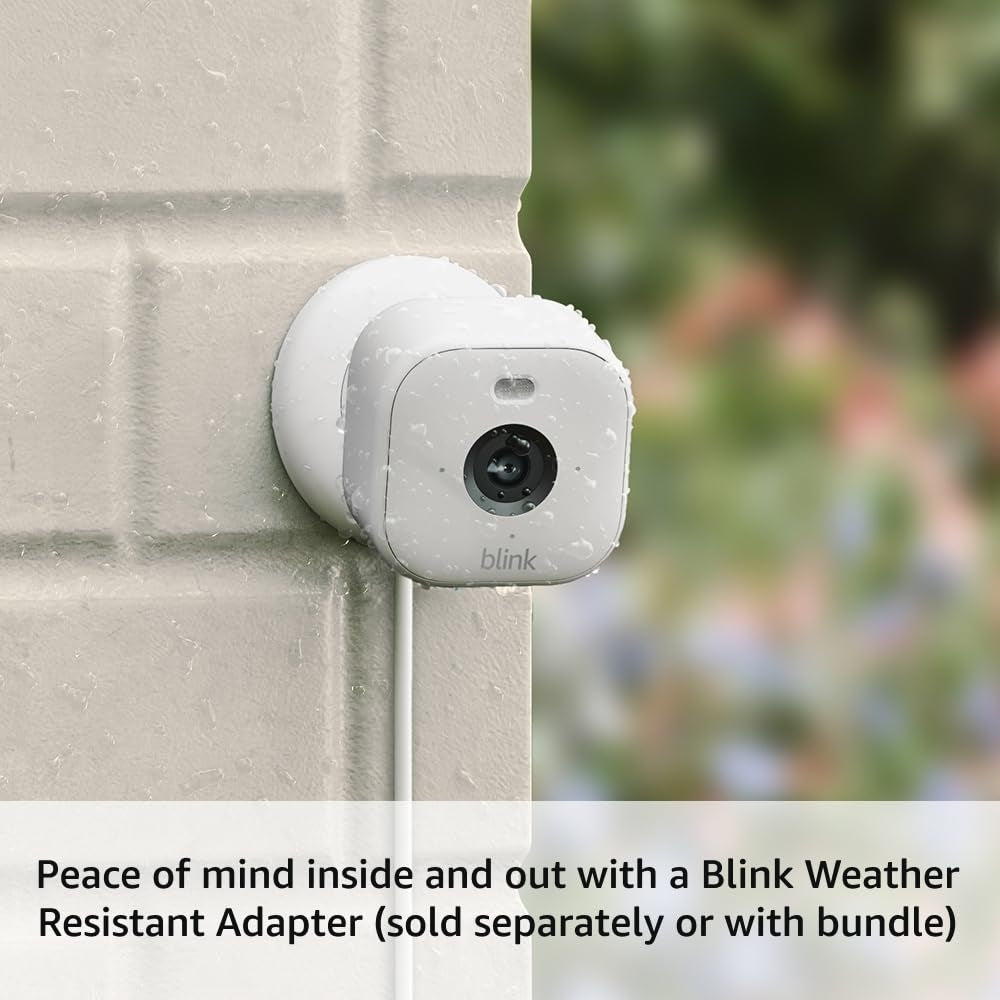 Blink Mini 2 Indoor/Outdoor 1080p Plug-In Security Camera (2-Pack) - White B0BWX1D2DW