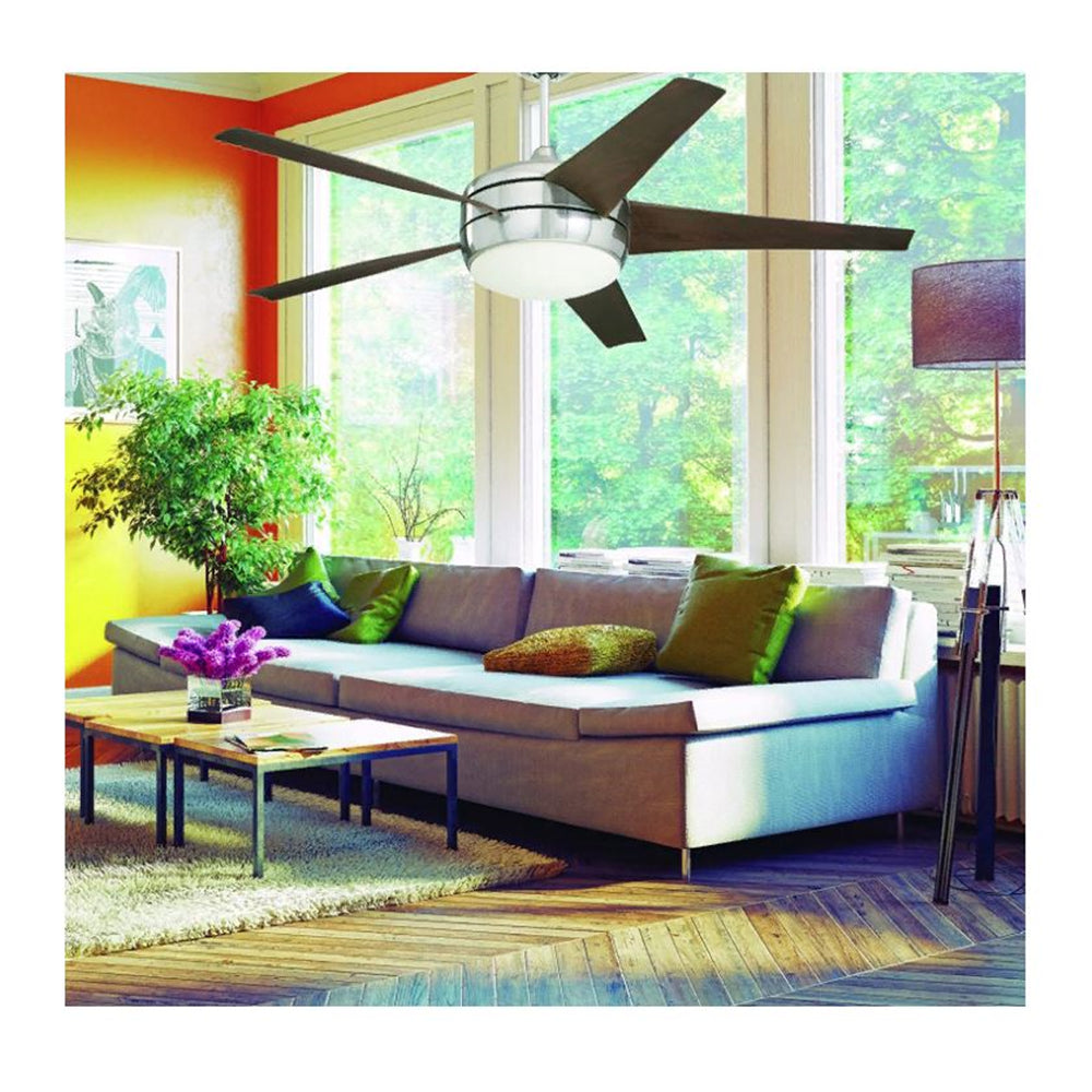 Emerson CF955LBS Midway Eco 54" Ceiling Fan LED Lights & Remote, Midnight Bordeaux