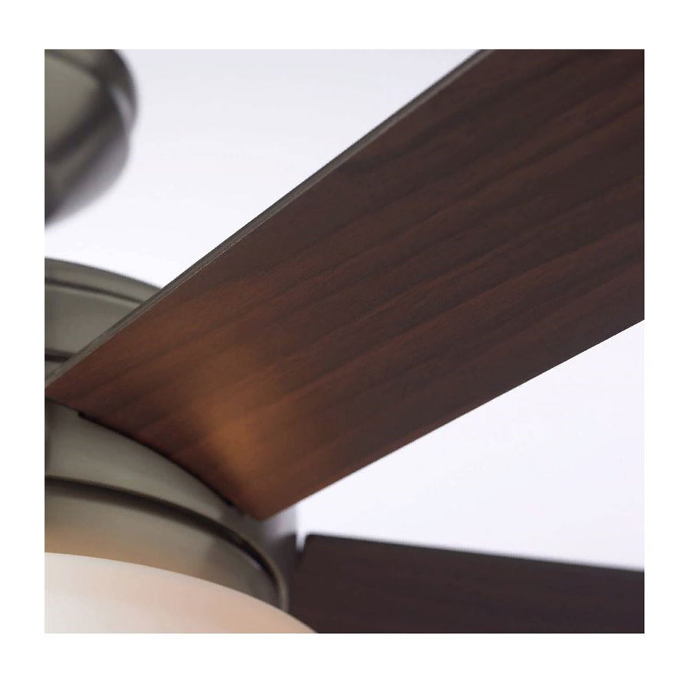 Emerson Cronley 54" Ceiling Fan Light Fixture & Remote, Brushed Steel