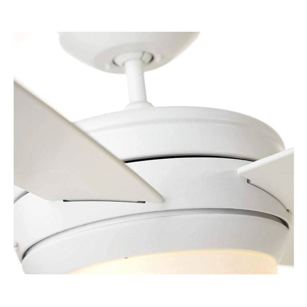 Emerson Summerhaven 52" Outdoor Wet Satin White Ceiling Fan LED Satin White Blades CF850SW