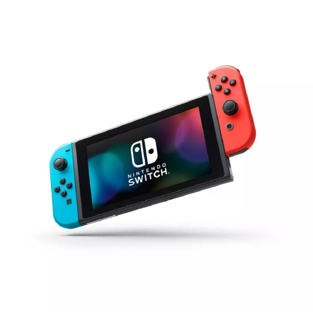 Nintendo Switch with Neon Blue and Neon Red Joy-Con 110478