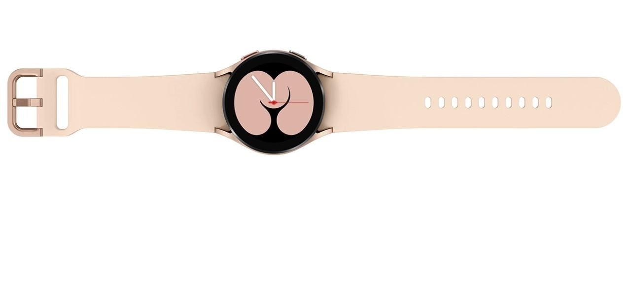 Samsung Galaxy Watch4 40mm Bluetooth Smartwatch Rose Gold Silicone Strap SM-R860NZDC