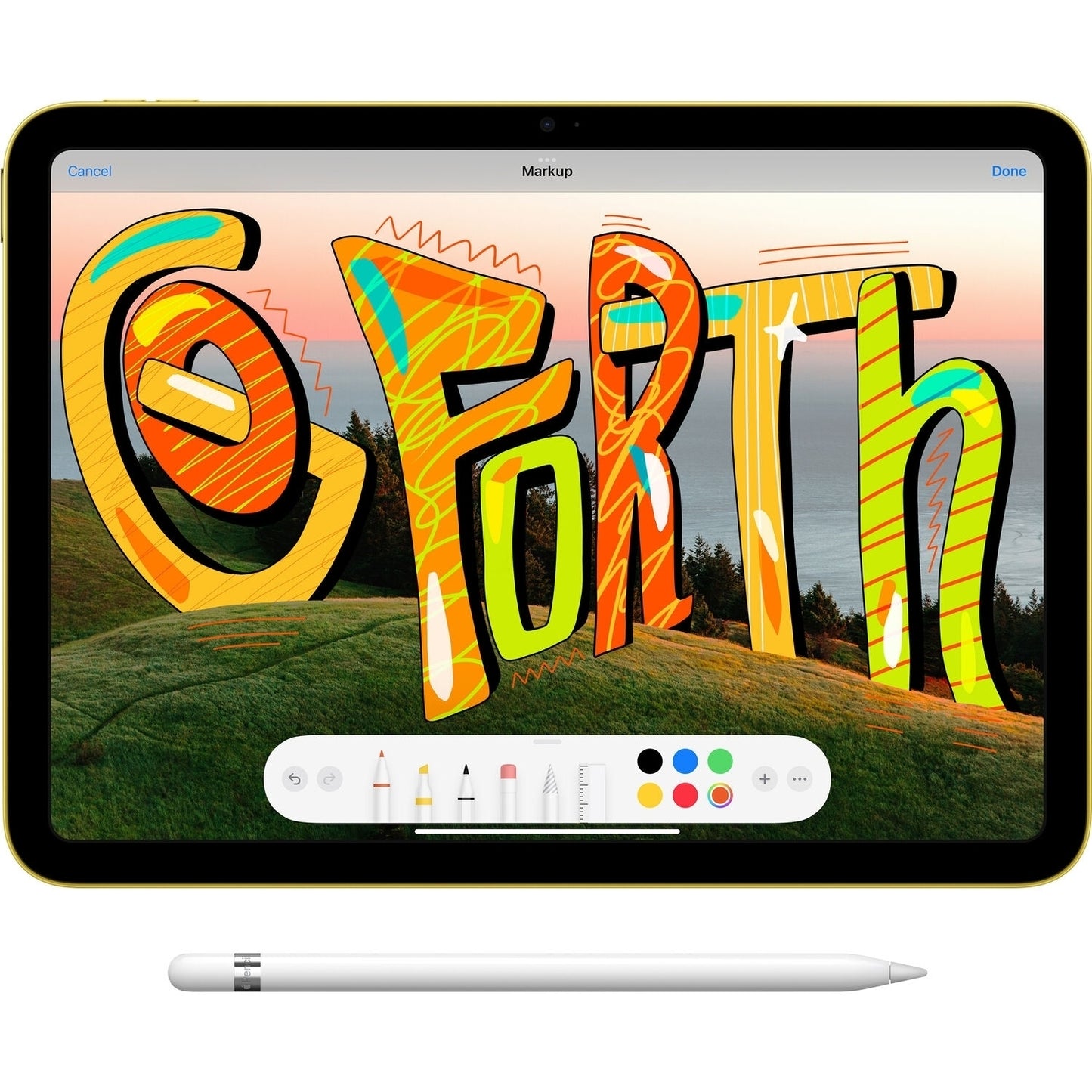 Apple 10.9" iPad 10th Gen 256GB Wi-Fi Only 12MP camera Wi-Fi 6, Silver MPQ83LL/A