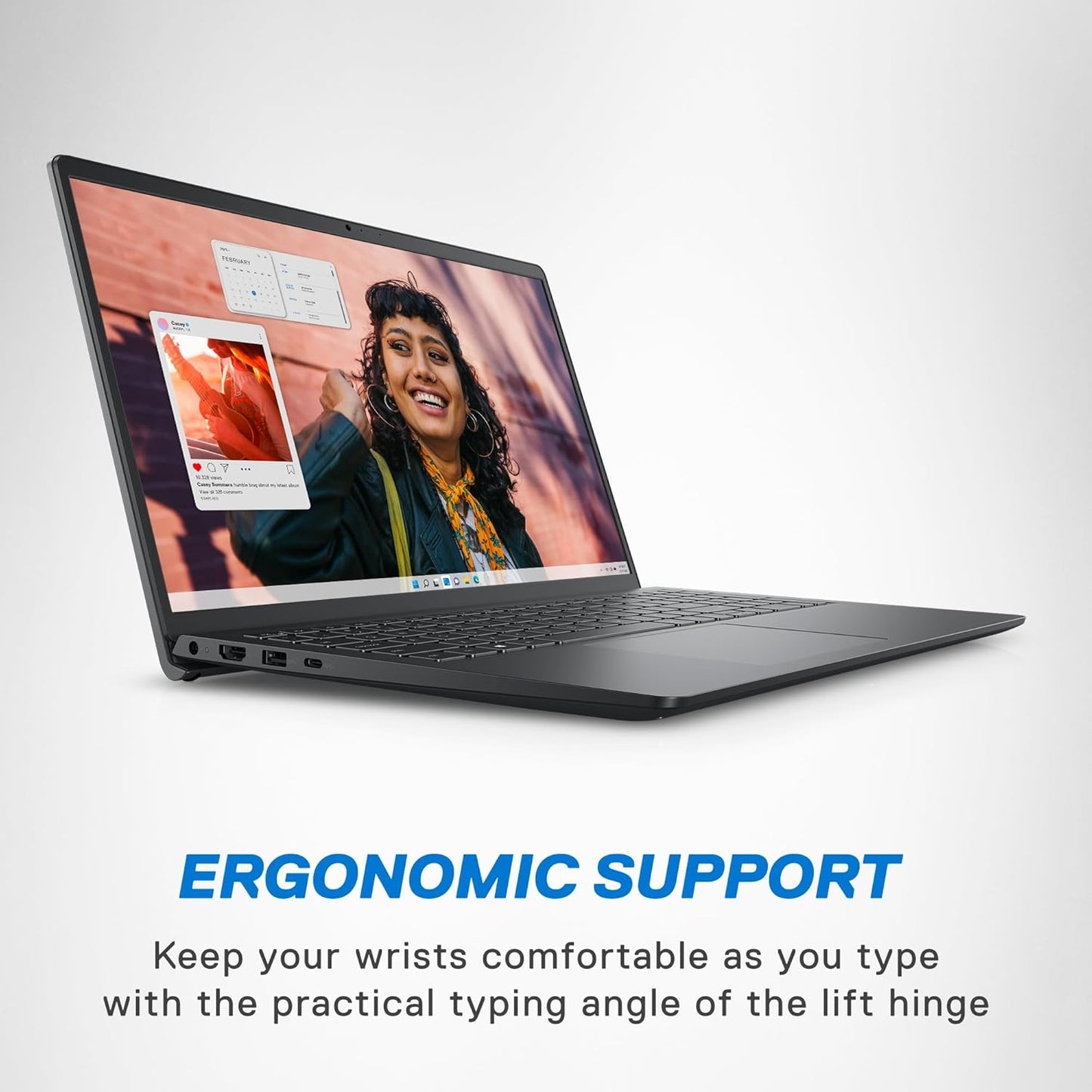 Dell Inspiron 3530 Laptop, 15.6" FHD Touch Display, Intel Core i5-1335U, 16GB/ 512GB SSD, Win 11 Home i3530-5067BLK Black