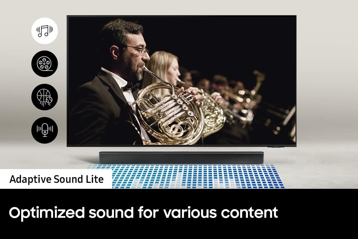 Samsung HW-B650/ZA 3.1ch Soundbar with Dolby 5.1 / DTS Virtual:X - Black