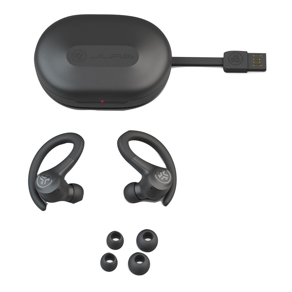 JLab Go Air Sport True Wireless Earbuds - Graphite EBGAIRSPRTRBLK124