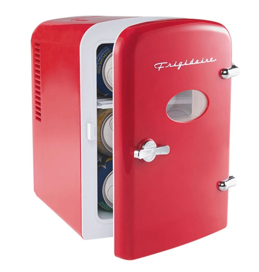 Frigidaire Portable Retro 6-can Mini Fridge EFMIS129-RED