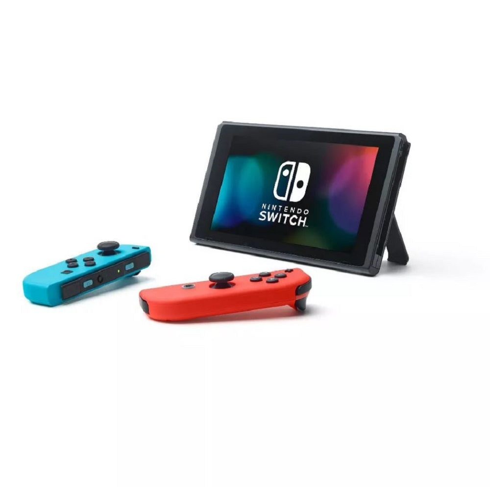 Nintendo Switch with Neon Blue and Neon Red Joy-Con 110478