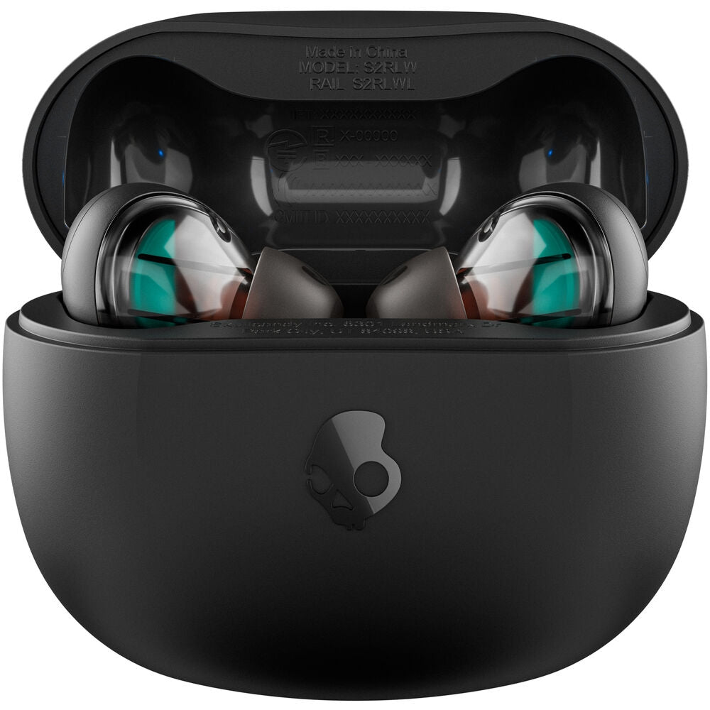 Skullcandy Rail In-Ear Headphones True Wireless Bluetooth S2RLW-Q740 - Black