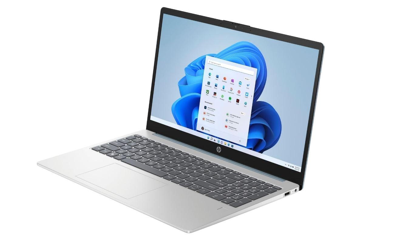 HP 15.6" Touchscreen Laptop AMD Ryzen 3 8GB RAM 256GB SSD Storage Windows 11 Silver 15-FC0030TG