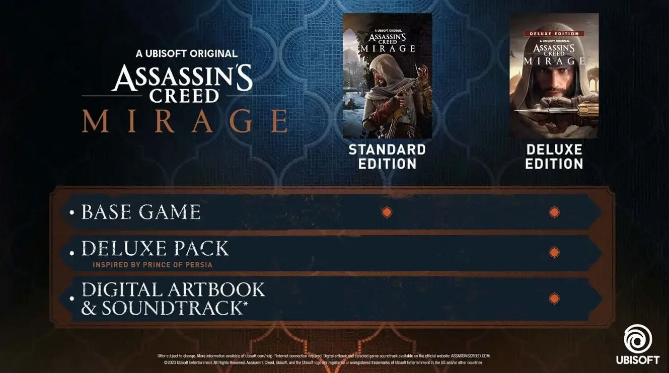 Assassin's Creed Mirage Standard Edition - PlayStation 5 UBP30612537