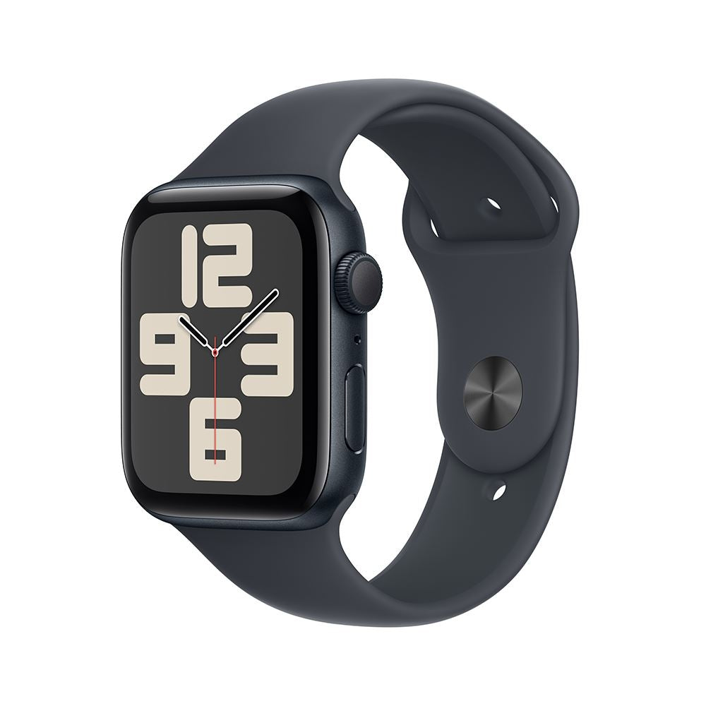 Apple Watch SE 2nd Generation (GPS) 44mm Aluminum Case with Midnight Sport Band - M/L - Midnight - MXEK3LLA