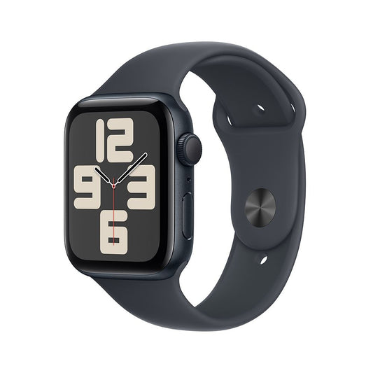 Apple Watch SE 2nd Generation (GPS) 44mm Aluminum Case with Midnight Sport Band - M/L - Midnight - MXEK3LLA