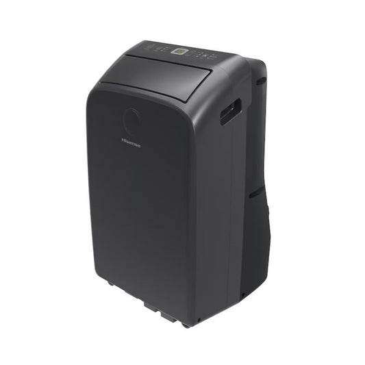 Hisense 10,000-BTU 115v Grey Vented Portable AC 550 Sq Ft AP1021TR1GD, 3 Modes - cooling, fan, and dehumidifier, Inverter Technology
